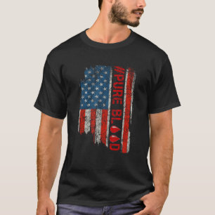 Vintage Pure Blood Movement Pureblood Freedom USA  T-Shirt