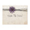 Vintage Purple Daisy Save The Date