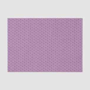 Vintage purple floral Dianthus Barbatus pattern Tissue Paper