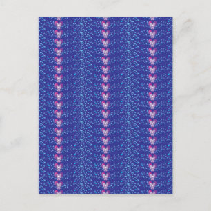 Vintage Purple Floral Violets wallpaper pattern Postcard