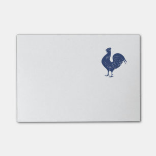 Vintage Purple Rooster Post-it Notes