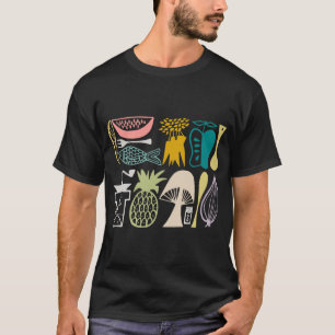 Vintage Pyrex Pattern - Mod Kitchen (1950s T-Shirt