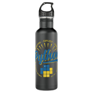 Vintage Python Programming Language  710 Ml Water Bottle