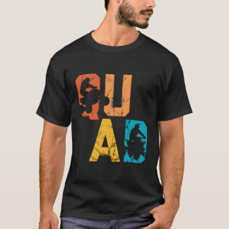 Vintage Quad Funny Quad Rider Atv Gift Cool Retro T-Shirt