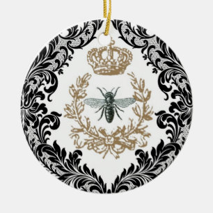 Vintage Queen Bee...ornament Ceramic Ornament