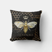 Vintage Queen Bee Royal Crown Black