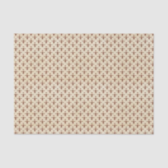 Vintage Queen Bee Tissue Paper (Front)