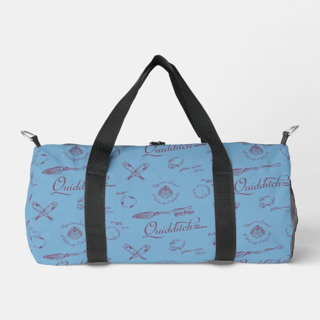 Vintage QUIDDITCH™ Sketch Pattern Duffle Bag (Front)