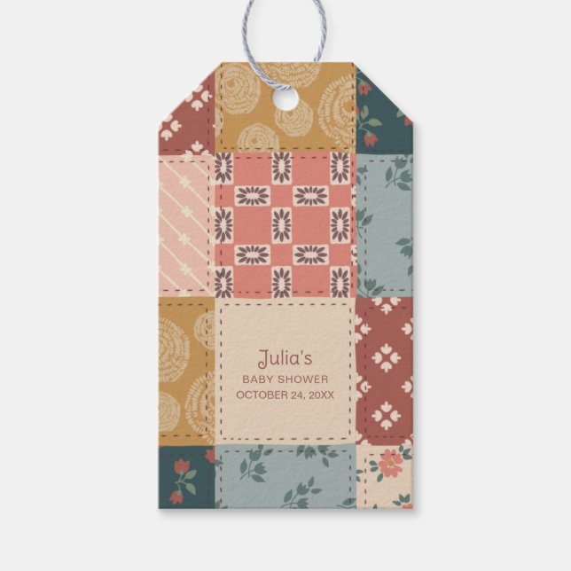 Vintage Quilt Gift Tag (Front)