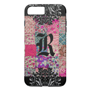 Vintage Quilt Monogram Case-Mate iPhone Case