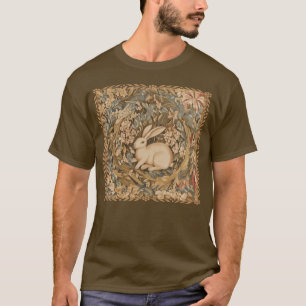 Vintage Rabbit in a Medieval Tapestry Style T-Shirt