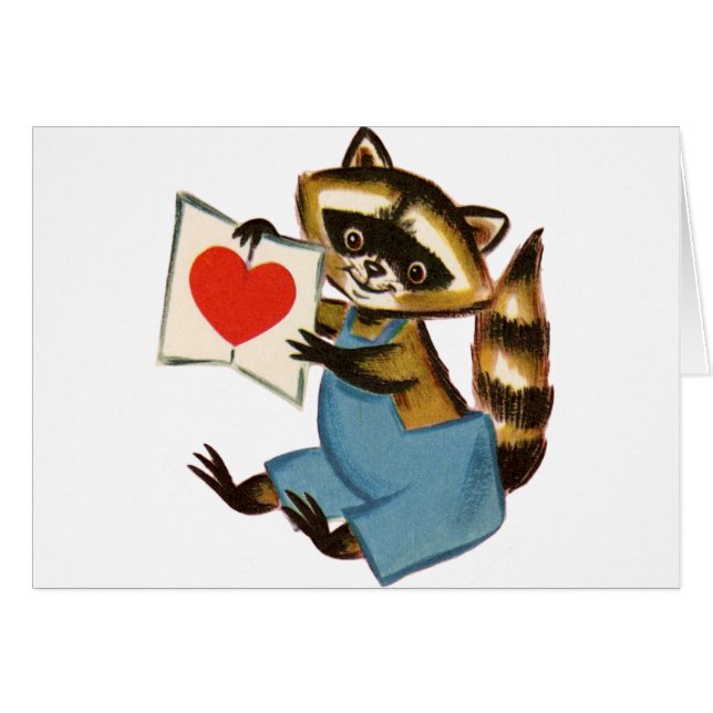 Vintage Raccoon (Devant horizontal)