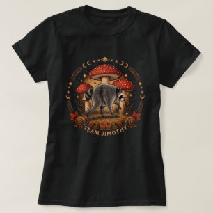 Vintage Raccoon Nature Shirt Team Jimothy Graphic