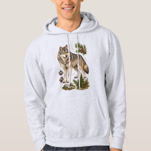 vintage raccoon, raccoon art, raccoon lover gift, hoodie