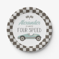 Vintage Race Car made FOUR Speed Birthday