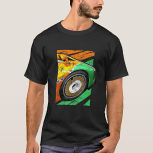 Vintage Race Car Old School 90s 80s Racing Livery T-Shirt