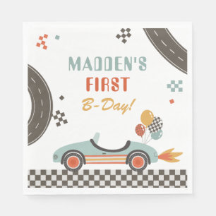 Vintage Race Car Party Napkins