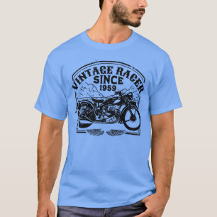 Vintage Racer Since 1959 Retro Motorbike  Motorcyc T-Shirt