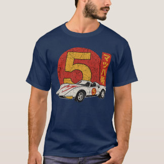 Vintage Racers Car Racing Retro Mach Classic Five  T-Shirt
