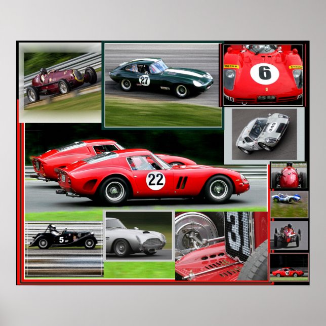 Vintage Racers Poster (Front)