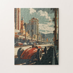 Vintage Racing Car in Las Vegas  Jigsaw Puzzle