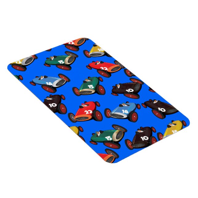 Vintage Racing Cars Magnet (Right Side)