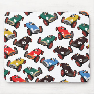 Vintage Racing Cars Mouse Pad