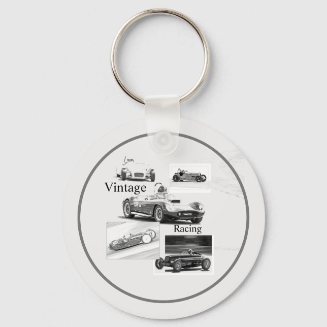 Vintage Racing Keychain (Front)