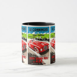 Vintage Racing: Sports Auto Race Car  Mug