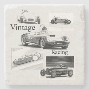 Vintage Racing Stone Coaster