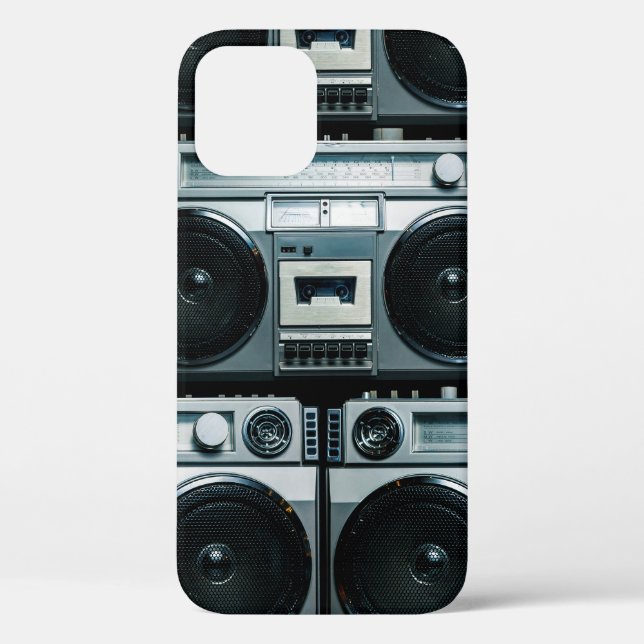 Vintage radio boombox Case-Mate iPhone case (Back)