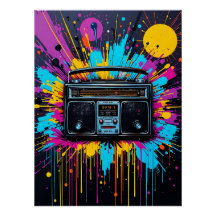 Vintage Radio Graffiti