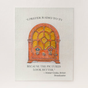 Vintage Radio Jigsaw Puzzle