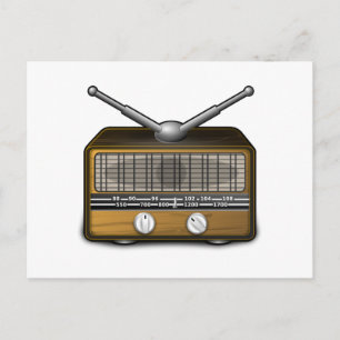 Vintage Radio Postcard