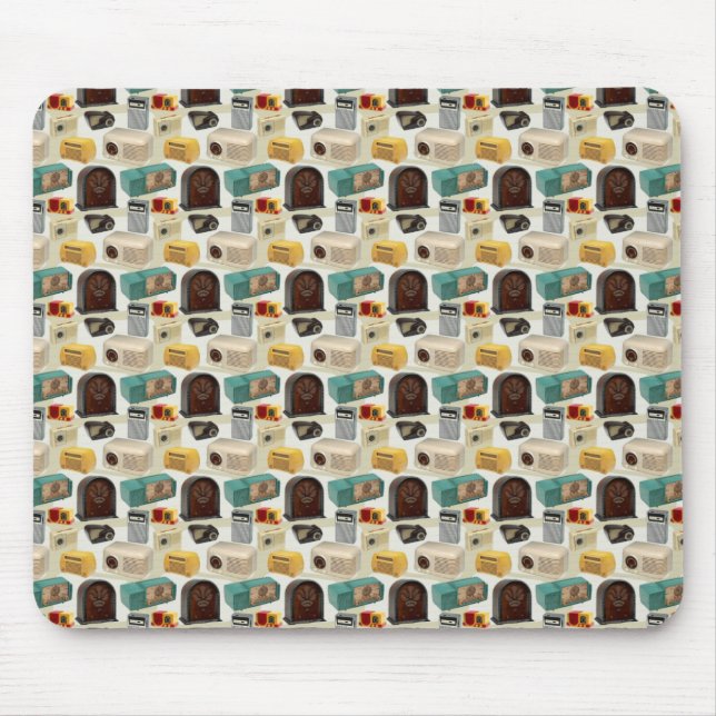 Vintage Radios Mouse Pad (Front)