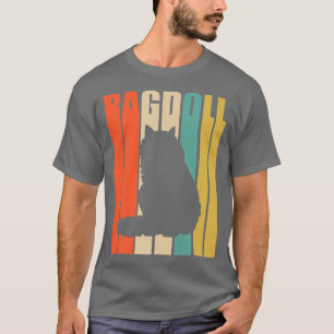 Vintage Ragdoll Retro Feline Kitty Cat Lover Kitte T-Shirt