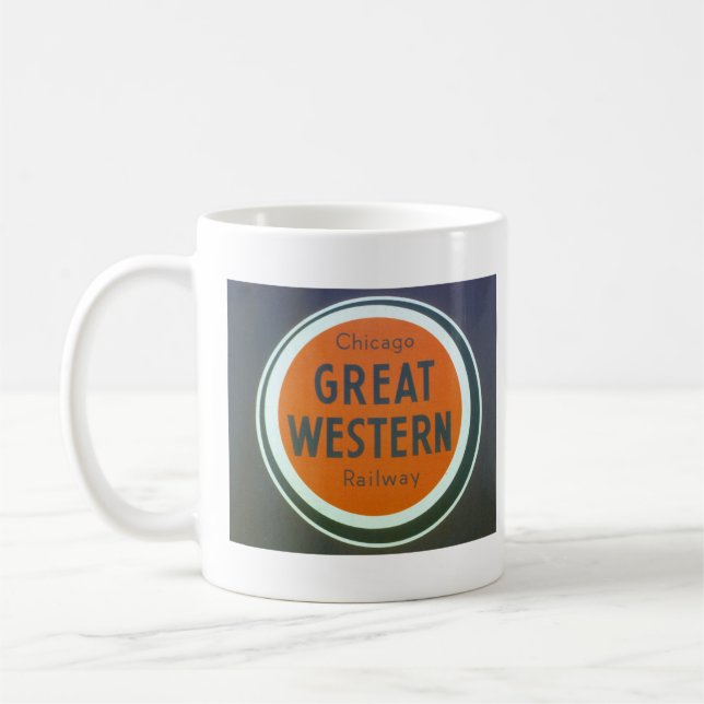 Vintage Railroad Logo Mug (Left)
