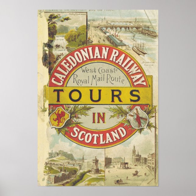 Vintage Railroad Poster (Front)