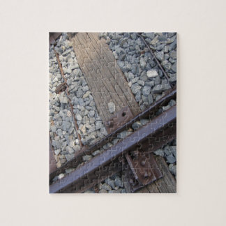 vintage railroad track photo jigsaw puzzle