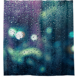 Vintage Rain Drops Window Effect