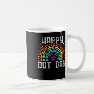 Vintage Rainbow Happy Dot Day S For Kids Teacher G Coffee Mug