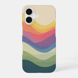 Vintage Rainbow Hills iPhone 16 Case