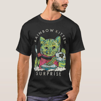 Vintage Rainbow Kitten Surprise T-Shirt