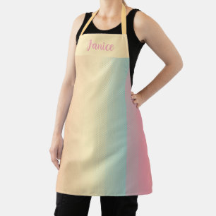 Vintage Rainbow Retro Sunset Feeling Apron