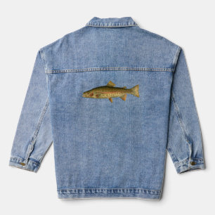 Vintage Rainbow Trout Denim Jacket