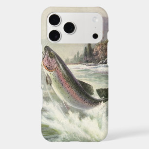 Vintage Rainbow Trout Fisherman Fishing for Fish