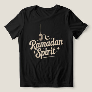 Vintage Ramadan Spirit Hanging Lantern Tri-Blend Shirt