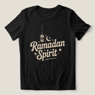 Vintage Ramadan Spirit Hanging Lantern Tri-Blend Shirt