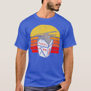 Vintage Ramen Noodle Asian Food Retro Takeout Illu T-Shirt