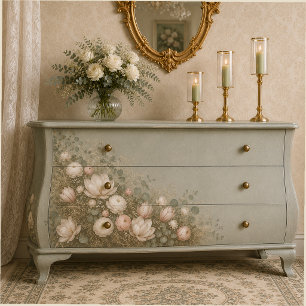 Vintage Ranunculus & Magnolia Decoupage Paper